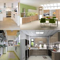 Simple kitchen background cloth web live background Taobao kitchen tableware photo video production background wall