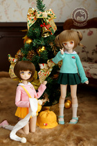 (Meow House) Meng Meng kindergarten cute uniform School uniform set 4 points BJD MDD MSD baby clothes