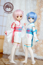 (Meow house)A different world life from scratch Ramrem Kimono Yukata MDDMSD Sold out display