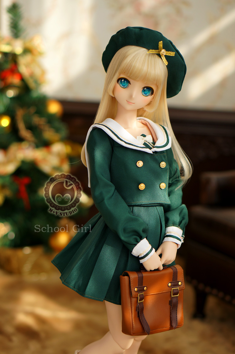 (MEOW HOUSE) Gifted sailor for the autumn winter uniform suit 3 Sub-DD BJD AS CLOTHES SPOT