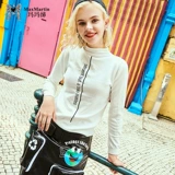 Свитер, приятный телу демисезонный трикотажный лонгслив, 2019, оверсайз