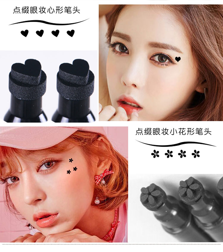 Đôi- đứng đầu con dấu bút kẻ mắt mắt góc sao bút mô hình không thấm nước tình yêu đôi- đứng đầu in chống mồ hôi không- đánh dấu bền ke mat nuoc