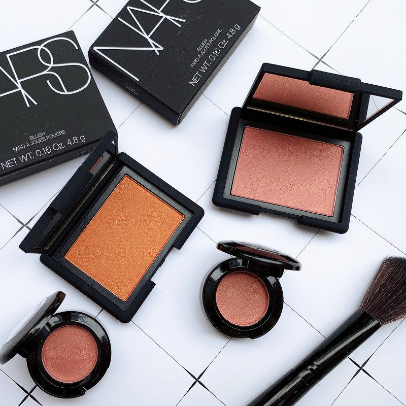 NARS Blush Trial Pack Climax Taj Mahal Pork Belly Diamond Highlight Contour Carryable Press Plate Formal Sub Tray