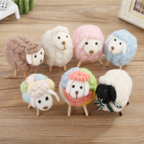  Wool Felt sheep decoration Christmas tree pendant decoration Creative ins Nordic style Elk desktop decoration