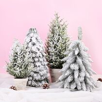  60cm Mini small desktop Christmas Tree diy set Bare tree cedar 45cm household decoration package Material package