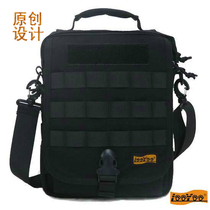Road tour A121 military fan shoulder EDC portable vertical backpack portable shoulder bag 10-inch flat tactical messenger bag