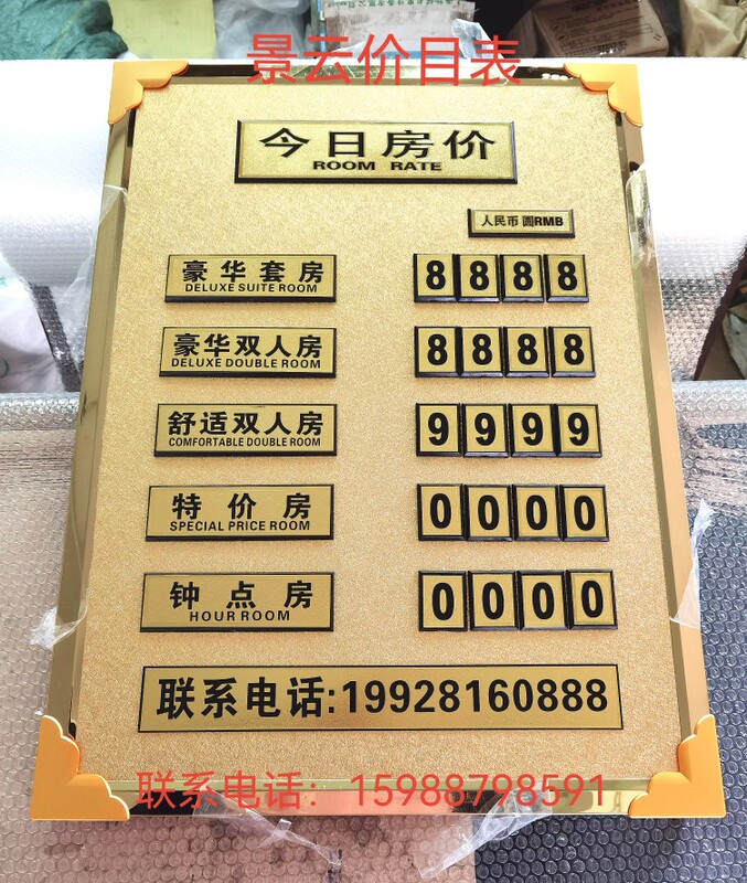 Hotel and Inn Room Rates Today Price List