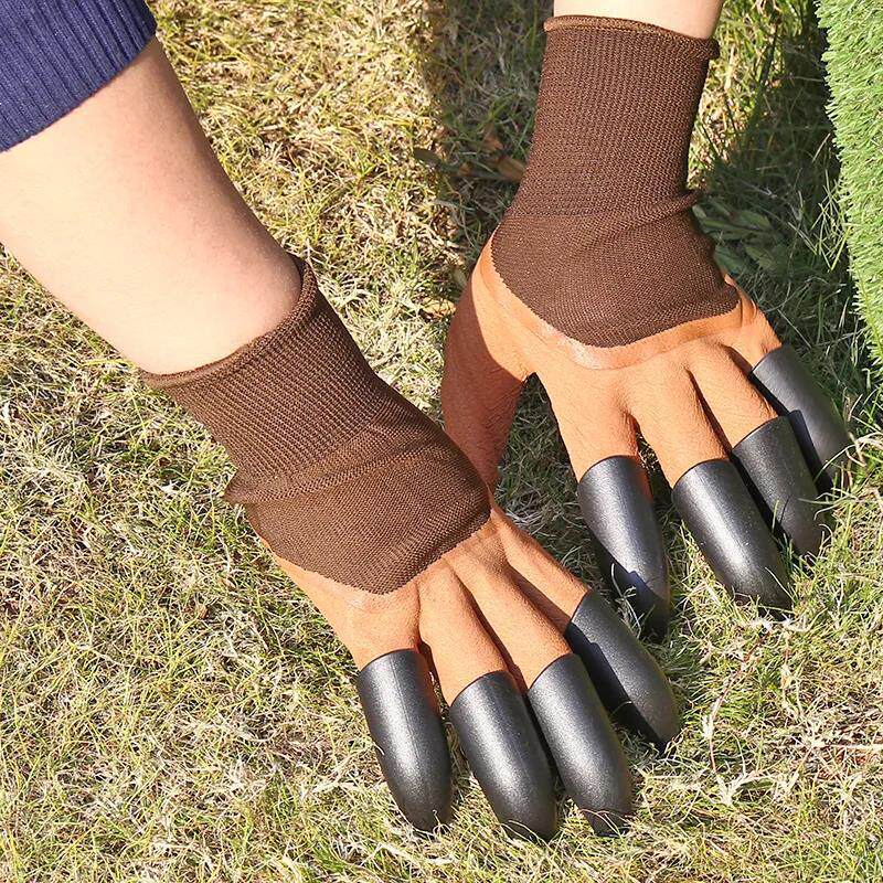 Digging gloves to protect against waterproof claw with wear-resistant planer and digging soil for special garden planting garden