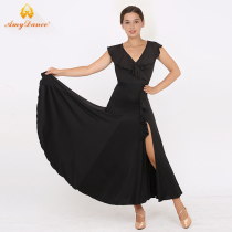 Ammy dance suit Morden dance performance Liondress Summer National Peugge dancer Tango Tango Dancing Dress Practice Dresses