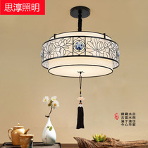 New Chinese chandelier retro living room atmospheric household dining room lamp modern simple living room lamp Chinese style Creative lamp