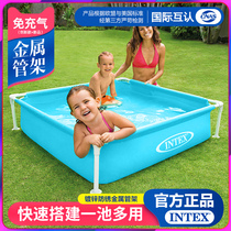 INTEX baby square mesh bracket pool children swimming pool toddler baby tub paddling pool fishing pond