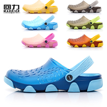Huili hole slippers non-slip men mens shoes color home summer sandals jelly shoes