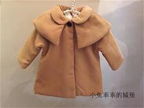 Winter new style noble lady shawl childrens woolen coat baby thin cotton coat coat cloak style