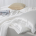 Bella BOWEINA sợi tơ theo một gia đình bốn 100% giường lụa dâu kit thêu rộng - Bộ đồ giường bốn mảnh chăn ga gối đệm khách sạn Bộ đồ giường bốn mảnh