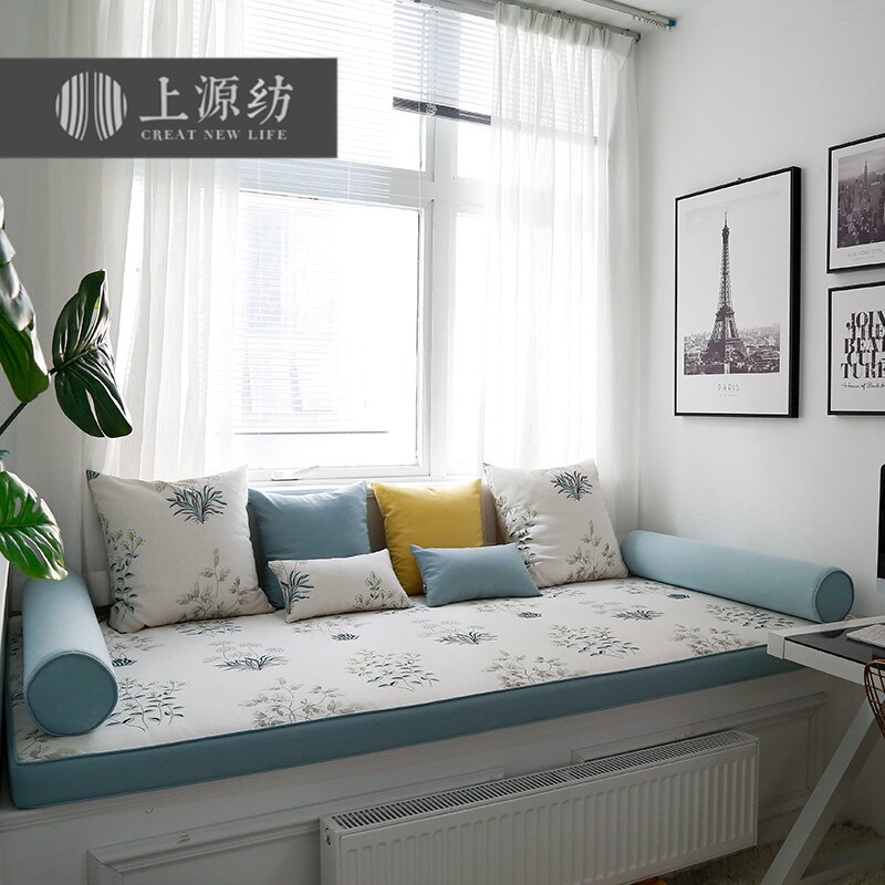 Upper Source Textile Tatami Mat Custom Floating Window Cushion Sofa Cushion Thickened minimalist modern floating window cushion windowsill pad