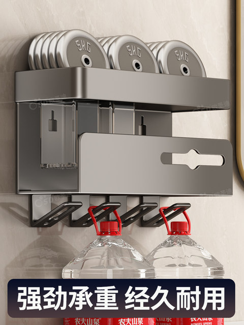 Toothbrush rack without punching hole in the bathroom toothbrush cup storage bracket wall-mounted mouthwash cup electric toothbrush holder