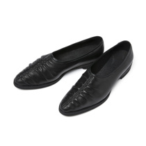 Clear Cabin Broken Yard 148 No Withdrawal Exchangeable Code Folds Sheep Leather Lefu Shoes Day Department Shallow Mouth 100 Hitch Soft Bottom Single Shoes