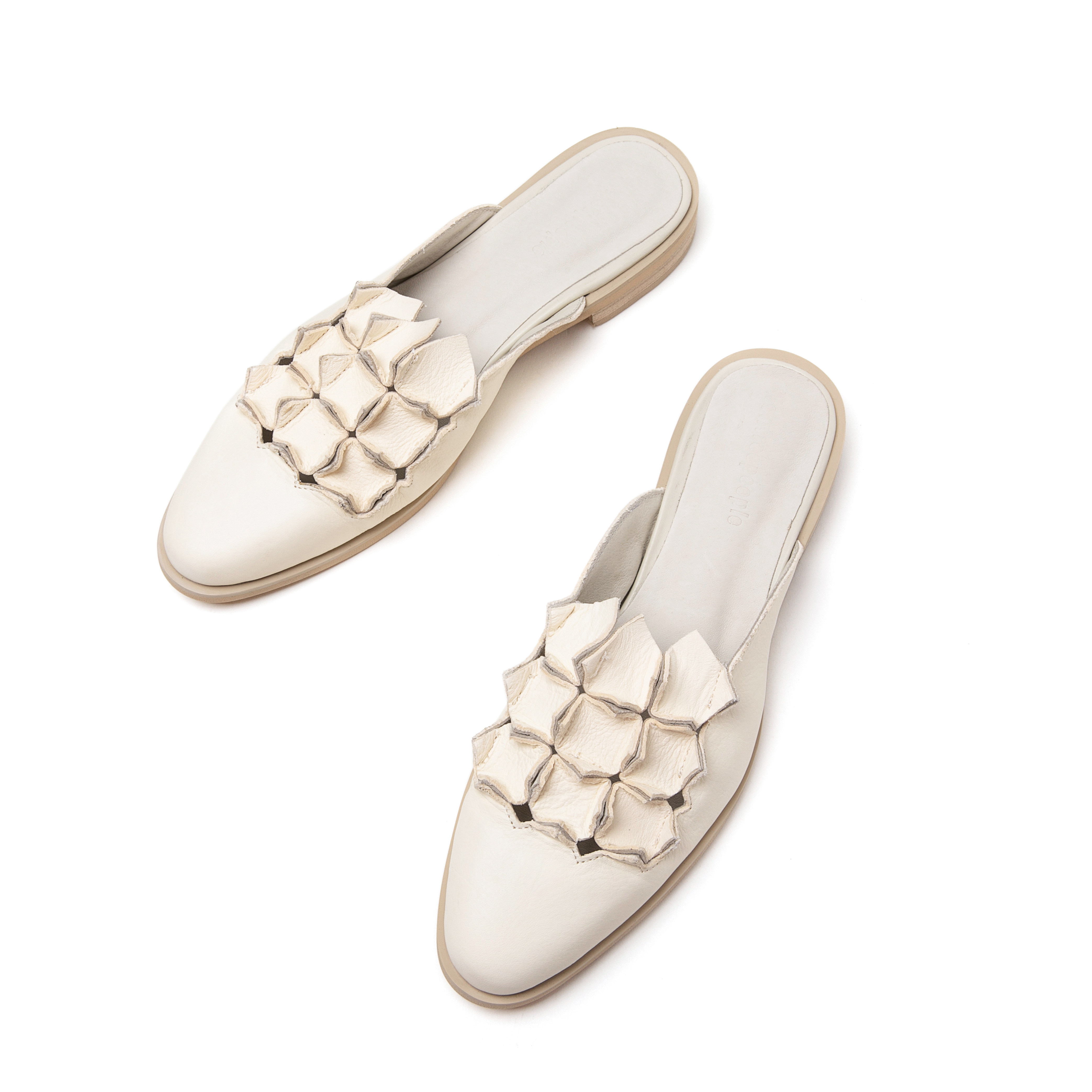 Original Design Leather Baotou Half Slippers Hollow Flat Muller Shoes 2021 New Sandals Outer Wear Thick Sole Women's Shoes