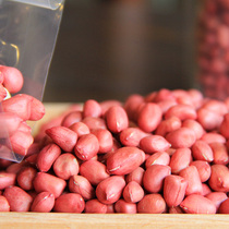 Farm red coat Peanut Rensheng new small grain red skin peanut rice whole grain soy milk 500g