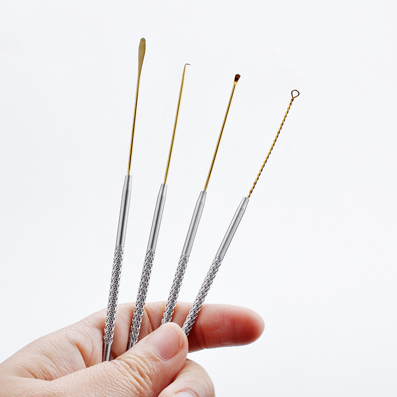 Art stainless steel shank copper ear spoons ear hook earrings soft ring ear pickpocketing ear-ear-ear-ear-ear-ear-ear-extraction tools