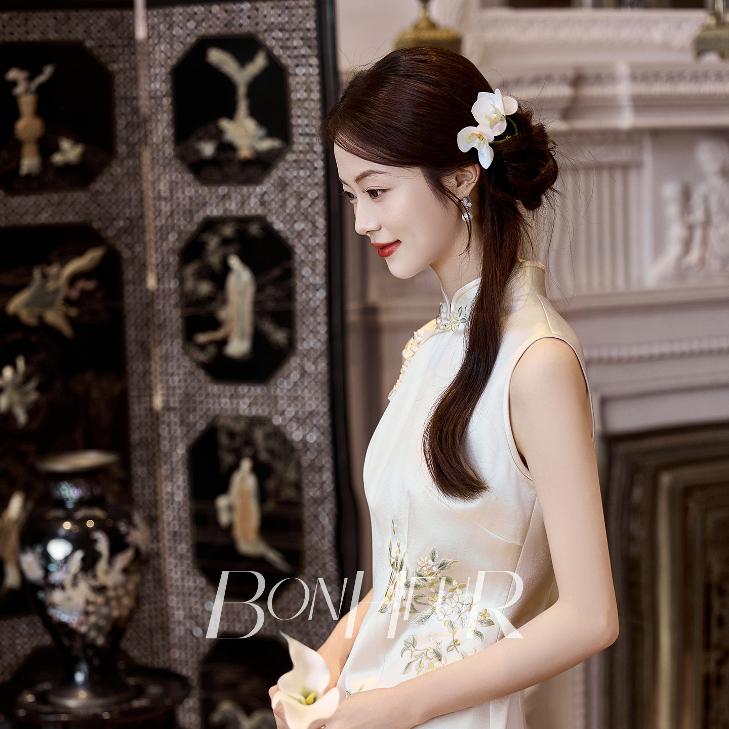 Женское платье cheongsam для помолвки Bonheur 