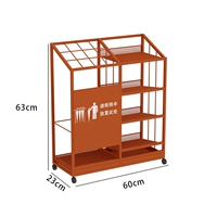 Тип B оранжевый, маленький размер 60 см, вмещает 12 длинных зонтов и 27 коротких зонтов.