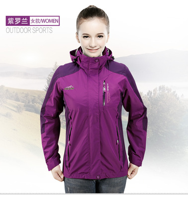 Wind Snow Wolf Outdoor Mother Wear Jacket Spring and Autumn Thin Section Waterproof Mountaineering Suit for Men and Women Plus Size Plus Size Couples