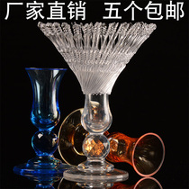  PC acrylic fruit fork holder Bamboo fork holder Fruit fork holder Fruit sign cup Fruit fork cup flower sign fruit sign holder Five