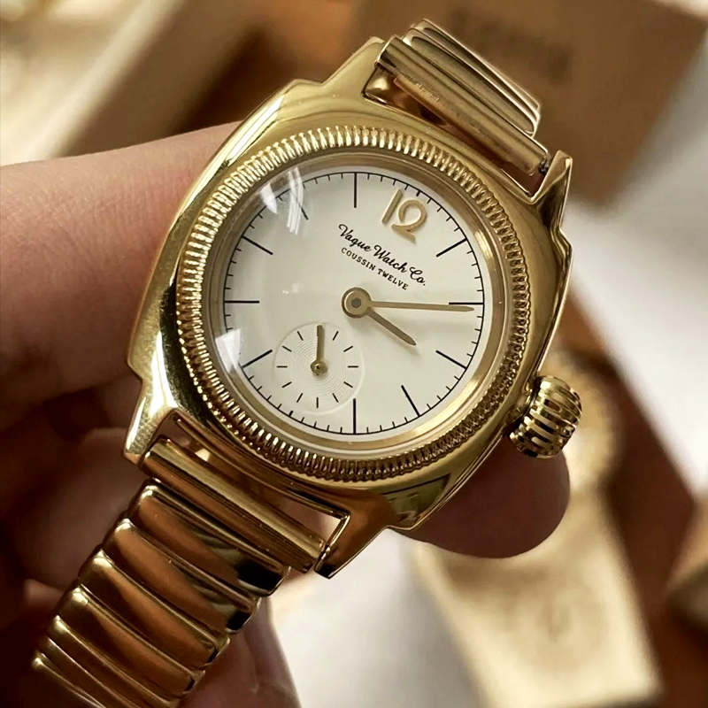 Japanese Vague Watch Co. Women's Watch, Light Luxury, Niche, Vintage Gold Watch, Retro Fashion, High-End Feel Japanese Vague Watch Co. Women's Watch, Light Luxury, Niche, Vintage Gold Watch, Retro Fashion, High-End Feel