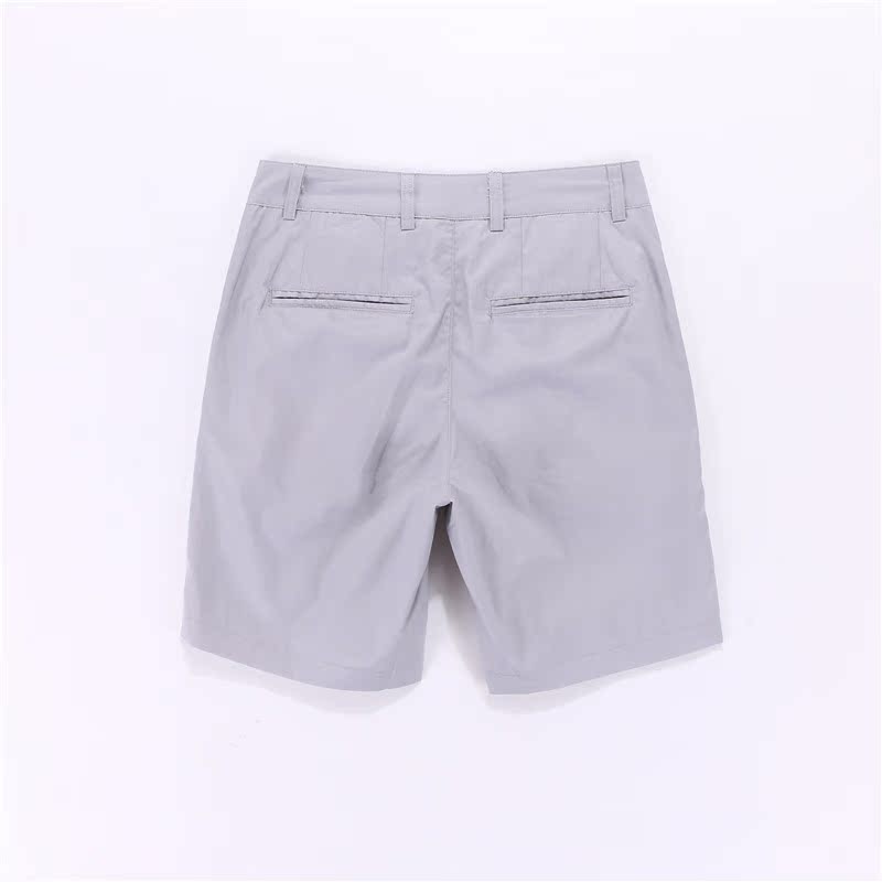 Một mét sáu hàng xóm 160CM mùa hè quần short nam ngắn les thủy triều t lỏng năm điểm rắn màu quần hoang dã quần ống rộng nam