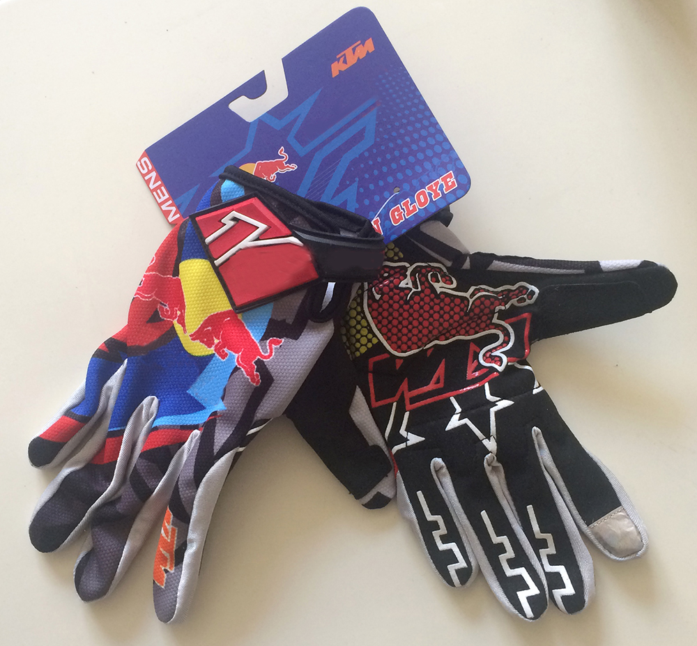 Riding Rider Racing Red Bull full finger Ferris bike Mountain O ' Neal's cross Country climbing gloves abrasion resistant and breathable
