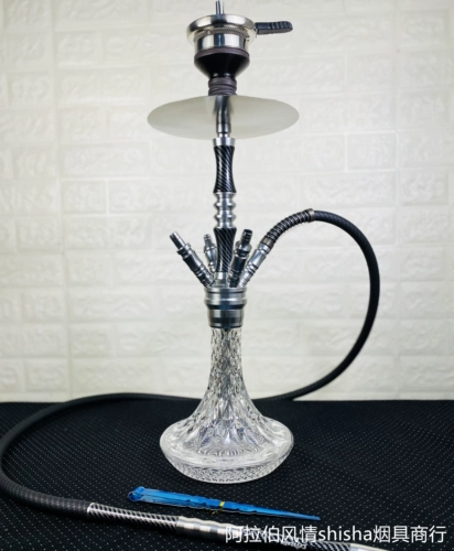 Аравия водяной дым Шиша углеродное волокно высокое одно из четырех человек с сигаретной пастой ktv