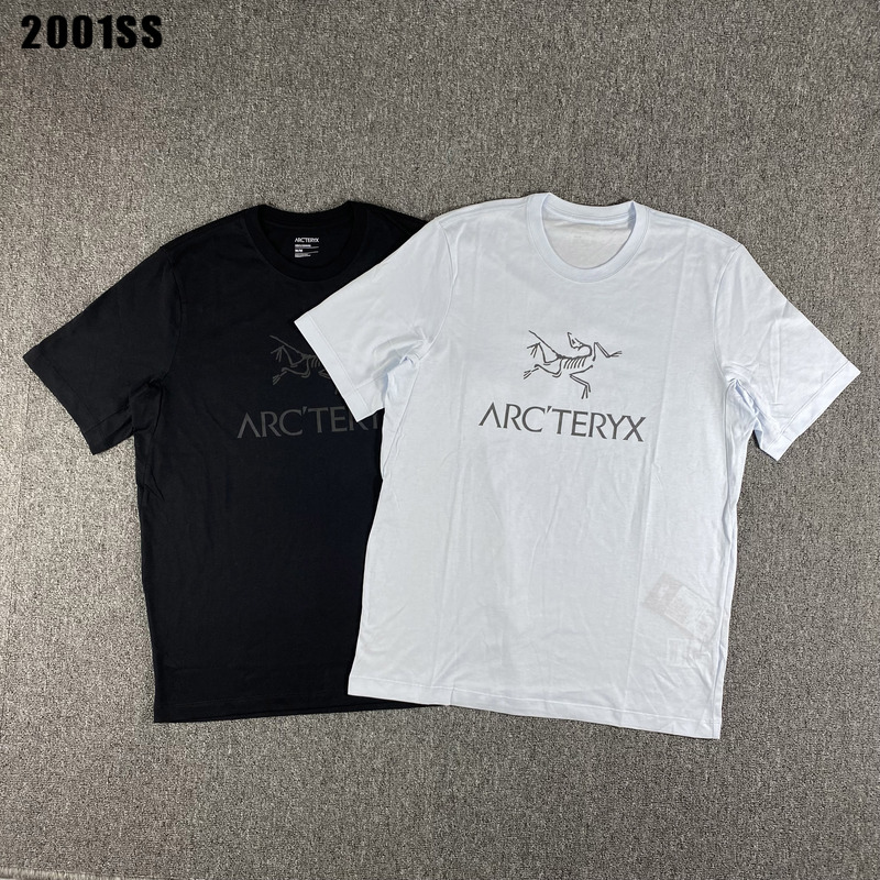 Arcteryx Arc'Word Letter Printed Round Neck Short-Sleeved T-Shirt for Men Arcteryx Arc'Word Letter Printed Round Neck Short-Sleeved T-Shirt for Men