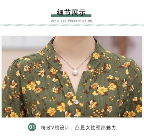 Bộ đồ mùa thu cho mẹ trung niên áo dài tay nữ 40 tuổi 50 quần áo nữ trung niên 2018 quần áo mùa thu mới đầm dạ hội trung niên cho người mập