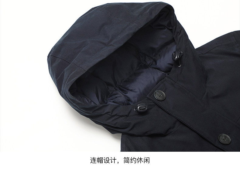 美国 NAUTICA 诺帝卡 男士连帽羽绒服 图9