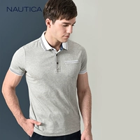 Áo len nam Nautica / Bắc Âu Áo len nam mùa hè cotton giản dị áo len ngắn tay NA002572 áo polo ralph lauren