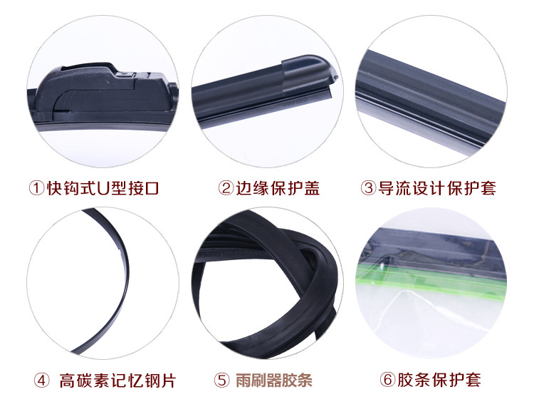 Honda Civic CRV Fit nguyên bản gạt nước gốc Accord XRV Feng Fan General Ling Pai dải gạt nước không xương - Gạt nước kiếng lưỡi cao su gạt mưa