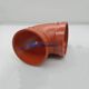 Grooved 90-degree elbow DN100 fire pipe clamp connection XGQT1 ductile iron right-angle joint