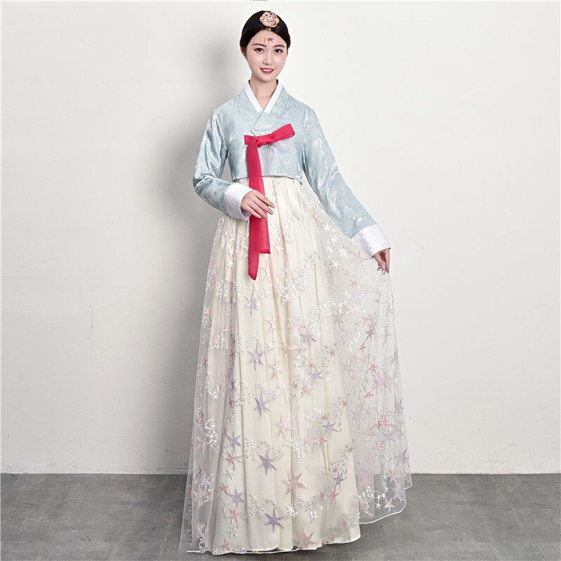 Korean ethnic clothing for women, Hanbok, ethnic minority Xian ethnic clothing, modified photo shoot dance costume, Yanji performance outfit. Korean ethnic clothing for women, Hanbok, ethnic minority Xian ethnic clothing, modified photo shoot dance costume, Yanji performance outfit.