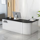 Cashier Counter, Front Desk Reception Desk, Store Corner Arc-Shaped Education Bar Counter, Small Creative Fruit Shop Supermarket