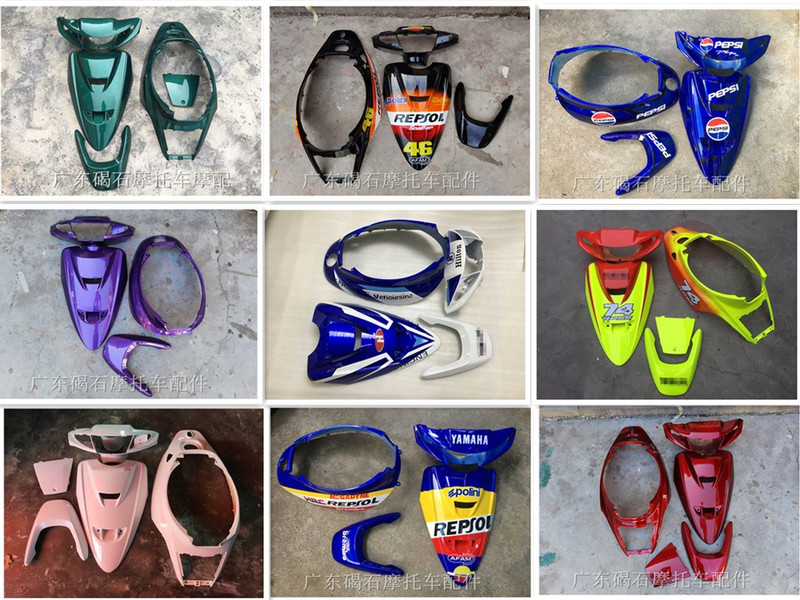 Suitable for Yamaha Jog 3Rd, 4Th, and 5Th Generation Zr50, Full Vehicle Shell Decals, Full Vehicle Panel Colorful Shell Suitable for Yamaha Jog 3Rd, 4Th, and 5Th Generation Zr50, Full Vehicle Shell Decals, Full Vehicle Panel Colorful Shell