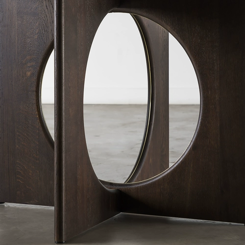 Импортированный оригинальный корневой филиал скандинавский смайлик Norhor/Rio Oak Round Real The Wooden Table Tarbleded Table