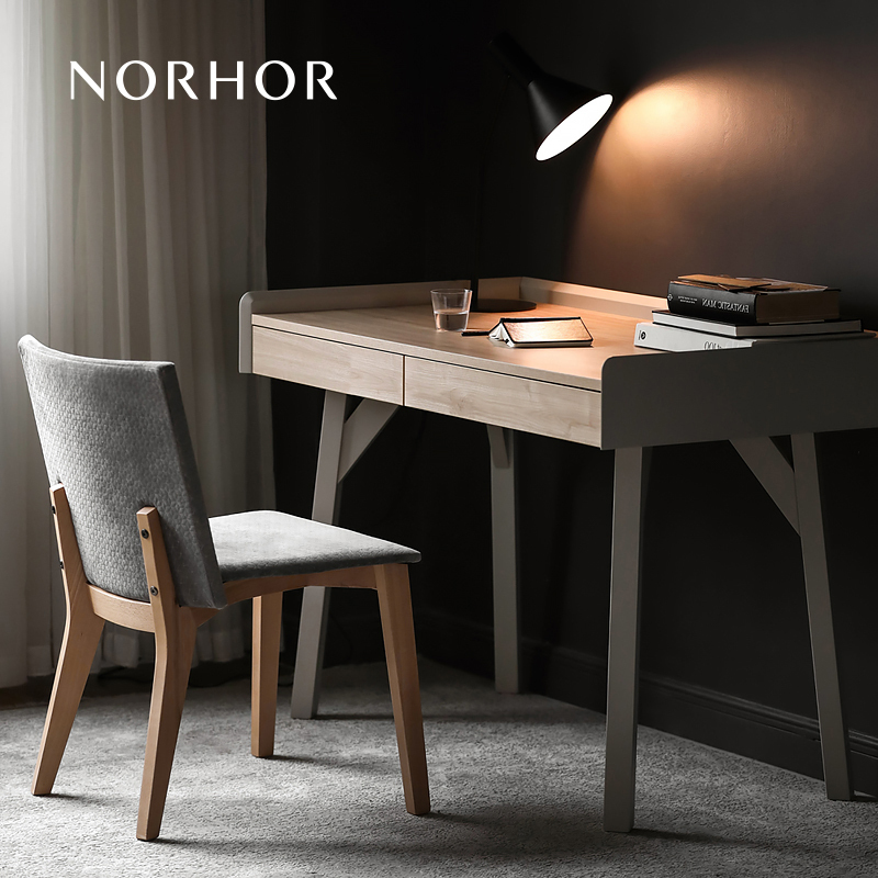 Nordic Style Modern Minimalist Lem Double Drawer Desk Computer Desk Writing Desk Vanity Table Makeup Table Light Color Nordic Style Modern Minimalist Lem Double Drawer Desk Computer Desk Writing Desk Vanity Table Makeup Table Light Color