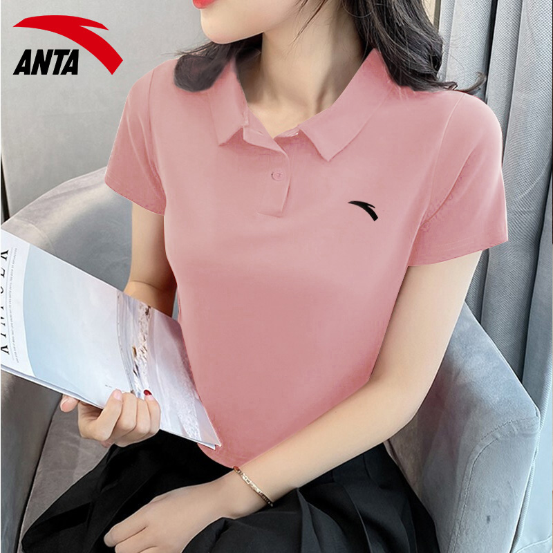 Anta Short Sleeve T - Shirt Couple 2023 New Lax - Couple Roll - Dry Polo sports topper man