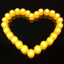 LED electronic candle light Saya girl romantic proposal Birthday decoration Anniversary candlelight dinner props layout