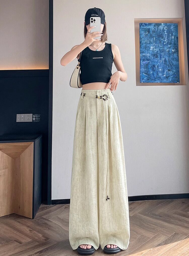 Китайцы одежда наборы 青溪燕君宋汉服夏季扎染刺绣上衣山本裙裤阔腿宋裤禅意新中式套装