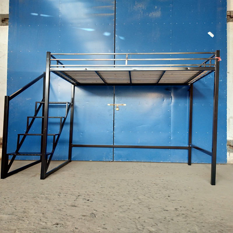 Custom high and low bed student dormitory bed bed table combination bed wrought iron bunk bed multi-functional single bed metal