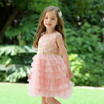 Princess Dress Girl Summer Dress New Fashion Cake Skirt Children Little Girl With Dress 61 Dress Fluffy Dress