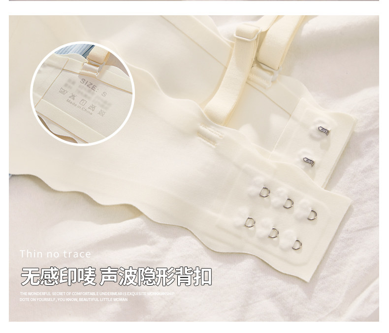 夏季薄款无痕内衣女小胸聚拢新款防下垂收副乳少女文胸罩套装透气详情27