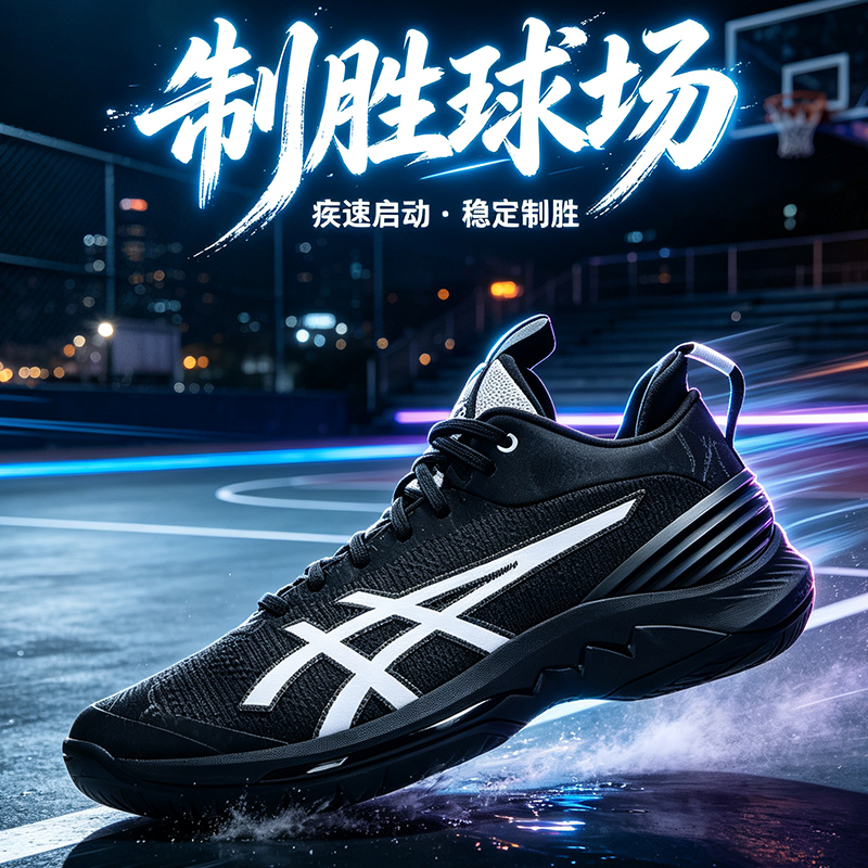 Asics Basketball Shoes Gelburst 29 S Men's and Women's Cushioning, Agile and Wear-Resistant Practical Sports Shoes